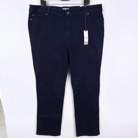 Chicos So Slimming Khaki Trouser Pants Classic Office Career Womens Size 3.5